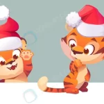 new year tiger santa hat chinese zodiac crc60330f4b size2.24mb - title:Home - اورچین فایل - format: - sku: - keywords:وکتور,موکاپ,افکت متنی,پروژه افترافکت p_id:63922