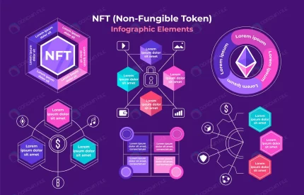 nft non fungible token infographic elements rnd373 frp31857405 - title:graphic home - اورچین فایل - format: - sku: - keywords: p_id:353984