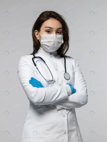 nurse with stethoscope white medical uniform whit crcd9676735 size15.75mb 5478x7304 1 - title:graphic home - اورچین فایل - format: - sku: - keywords: p_id:353984