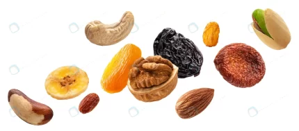 nuts dried fruits isolated white background crcf1aad798 size3.82mb 4791x2100 - title:graphic home - اورچین فایل - format: - sku: - keywords: p_id:353984