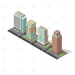 - office buildings isometric icon crc714a34d1 size3.22mb - Home