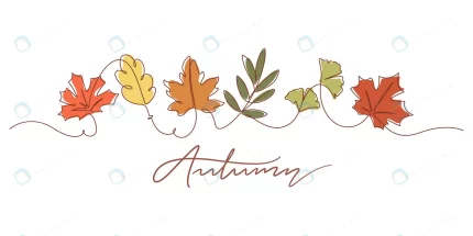one line drawing autumn leaves autumn typography rnd908 frp29949911 - title:graphic home - اورچین فایل - format: - sku: - keywords: p_id:353984