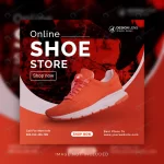 online shoes store red color elegant social media crcad965fb7 size3.20mb - title:Home - اورچین فایل - format: - sku: - keywords:وکتور,موکاپ,افکت متنی,پروژه افترافکت p_id:63922
