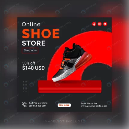 online shoes store social media post instagram po crc1939cefb size2.06mb - title:graphic home - اورچین فایل - format: - sku: - keywords: p_id:353984