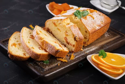 orange cake with dried apricots powdered sugar crc1d70038a size12.85mb 6000x4000 1 - title:graphic home - اورچین فایل - format: - sku: - keywords: p_id:353984
