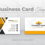 - orange color business card template rnd871 frp30604458 - Home