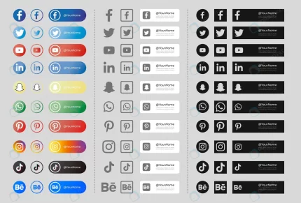 pack banners with social media icons black white crc5e0ec89f size1.81mb - title:graphic home - اورچین فایل - format: - sku: - keywords: p_id:353984
