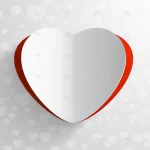 - paper red white valentines day card form heart crc4dc3f567 size1.29mb - Home
