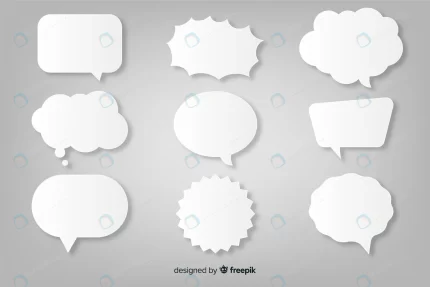 paper style flat speech bubble collection crc091f2447 size0.96mb - title:graphic home - اورچین فایل - format: - sku: - keywords: p_id:353984