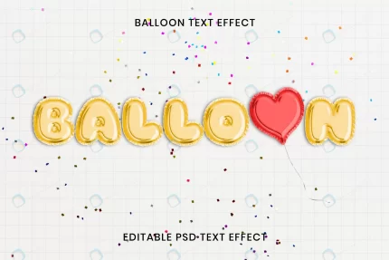 party balloon text effect psd editable template.j crca3d85b5d size93.44mb - title:graphic home - اورچین فایل - format: - sku: - keywords: p_id:353984
