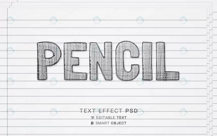 pencil text effect design template crcc7f67302 size132.89mb - title:graphic home - اورچین فایل - format: - sku: - keywords: p_id:353984
