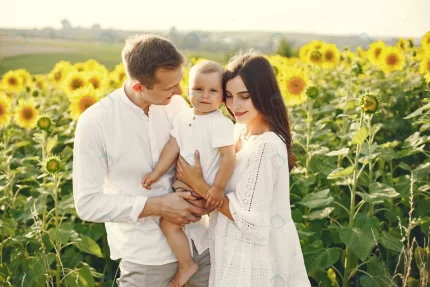 photo young family sunflowers field sunny day crc3d3a4ccf size9.14mb 6720x4480 - title:graphic home - اورچین فایل - format: - sku: - keywords: p_id:353984