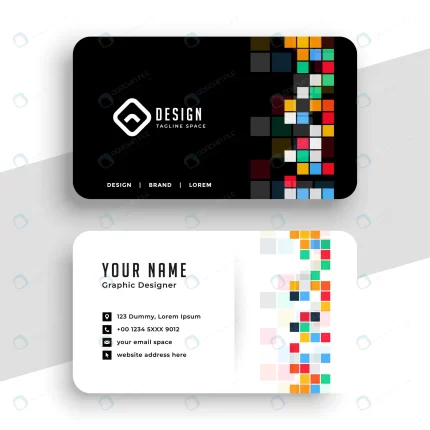 pixel style modern mosaic business card design.jp crc90d55f67 size916.63kb 1 - title:graphic home - اورچین فایل - format: - sku: - keywords: p_id:353984