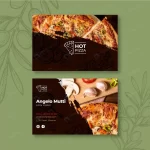 - pizza restaurant horizontal business card crcf15c43bf size6.17mb - Home