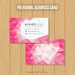polygonal business card with pink geometric figur crce782ad54 size3.00mb - title:Home - اورچین فایل - format: - sku: - keywords:وکتور,موکاپ,افکت متنی,پروژه افترافکت p_id:63922