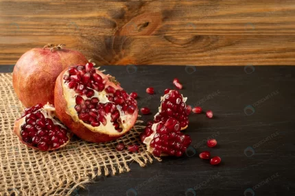 pomegranate fruit with juicy seeds rustic backgro crc279de96e size11.68mb 5877x3906 - title:graphic home - اورچین فایل - format: - sku: - keywords: p_id:353984