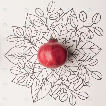 pomegranate outline floral background crc68da24e1 size5.66mb 3780x3780 1 - title:graphic home - اورچین فایل - format: - sku: - keywords: p_id:353984