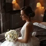 portrait happy charming bride stylish wedding dre crc1336a7c5 size9.65mb 3840x5760 - title:Home - اورچین فایل - format: - sku: - keywords:وکتور,موکاپ,افکت متنی,پروژه افترافکت p_id:63922