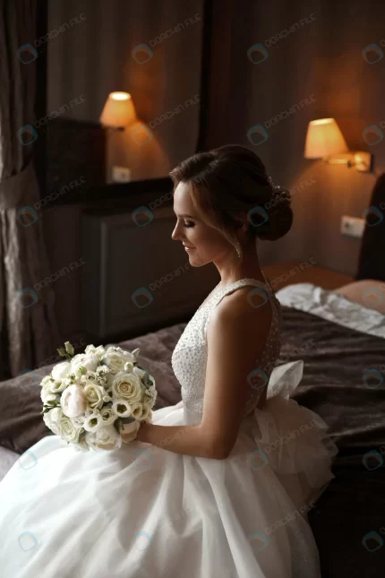portrait happy charming bride stylish wedding dre crc1336a7c5 size9.65mb 3840x5760 - title:graphic home - اورچین فایل - format: - sku: - keywords: p_id:353984