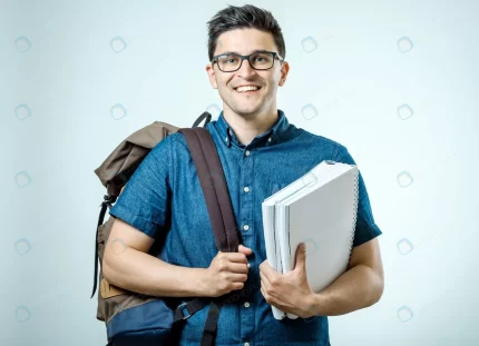 portrait young man with backpack isolated crcc2b2a456 size0.27mb 1920x1387 - title:graphic home - اورچین فایل - format: - sku: - keywords: p_id:353984