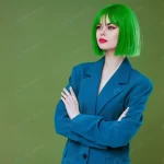 positive young woman glamor green wig red lips bl crcc72f2d77 size14.03mb 6578x4385 - title:Home - اورچین فایل - format: - sku: - keywords:وکتور,موکاپ,افکت متنی,پروژه افترافکت p_id:63922