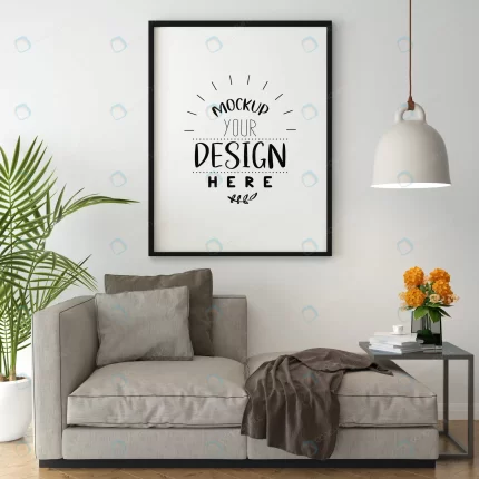 poster frame living room mock up crc7c08fbf9 size67.59mb - title:graphic home - اورچین فایل - format: - sku: - keywords: p_id:353984