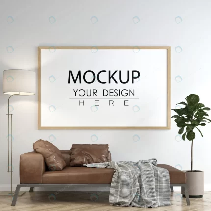 poster frame living room mockup crca981ee8c size70.32mb - title:graphic home - اورچین فایل - format: - sku: - keywords: p_id:353984