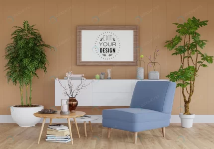 poster frame living room mockup 5 crcf2d817c0 size77.06mb - title:graphic home - اورچین فایل - format: - sku: - keywords: p_id:353984