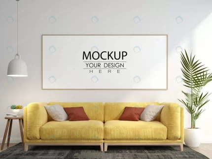 poster frame living room mockup 6 crc8fbfedc9 size52.51mb 1 - title:graphic home - اورچین فایل - format: - sku: - keywords: p_id:353984