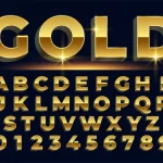 premium golden shiny text effect set alphabets crcd87b2671 size1.78mb - title:Home - اورچین فایل - format: - sku: - keywords:وکتور,موکاپ,افکت متنی,پروژه افترافکت p_id:63922
