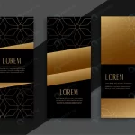 - premium golden vertical banners card set crc41edc779 size1.93mb - Home