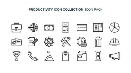 productivity icon collection rnd514 frp26036319 - title:graphic home - اورچین فایل - format: - sku: - keywords: p_id:353984