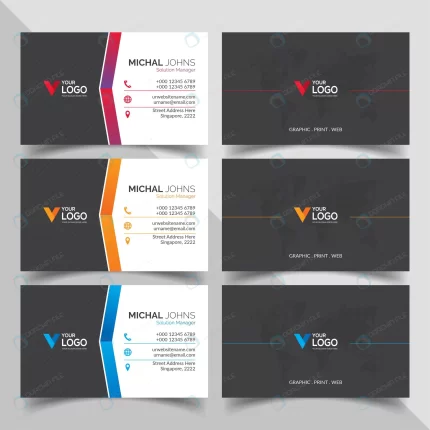 professional business cards with gradients crca66c7ca8 size3.35mb - title:graphic home - اورچین فایل - format: - sku: - keywords: p_id:353984