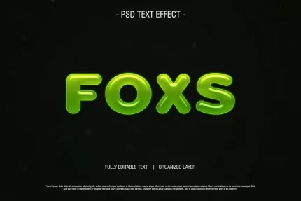 psd text effec foxs - title:graphic home - اورچین فایل - format: - sku: - keywords: p_id:353984