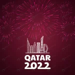 qatar 2022 celebration fire work background rnd997 frp23903412 - title:Home - اورچین فایل - format: - sku: - keywords:وکتور,موکاپ,افکت متنی,پروژه افترافکت p_id:63922