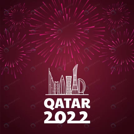 qatar 2022 celebration fire work background rnd997 frp23903412 - title:graphic home - اورچین فایل - format: - sku: - keywords: p_id:353984