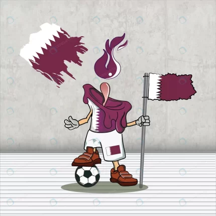 qatar world cup character illustration qatar count rnd318 frp32192682 - title:graphic home - اورچین فایل - format: - sku: - keywords: p_id:353984