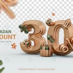 ramadan eid sale banner template discount 30 perc crcb70d57f0 size86.84mb - title:Home - اورچین فایل - format: - sku: - keywords:وکتور,موکاپ,افکت متنی,پروژه افترافکت p_id:63922