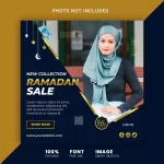 ramadan fashion sale social media post banner design template - title:Home - اورچین فایل - format: - sku: - keywords:وکتور,موکاپ,افکت متنی,پروژه افترافکت p_id:63922
