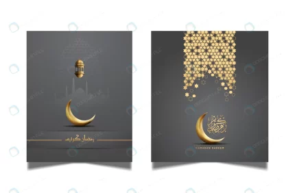 ramadan greeting card with golden crescent moon l crcb9a53514 size3.86mb - title:graphic home - اورچین فایل - format: - sku: - keywords: p_id:353984