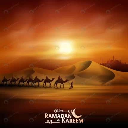 ramadan kareem arabic landscape arabian camel ill crc3489571b size3.21mb - title:graphic home - اورچین فایل - format: - sku: - keywords: p_id:353984