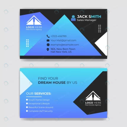 real estate business card design with visiting tem rnd595 frp26257971 - title:graphic home - اورچین فایل - format: - sku: - keywords: p_id:353984
