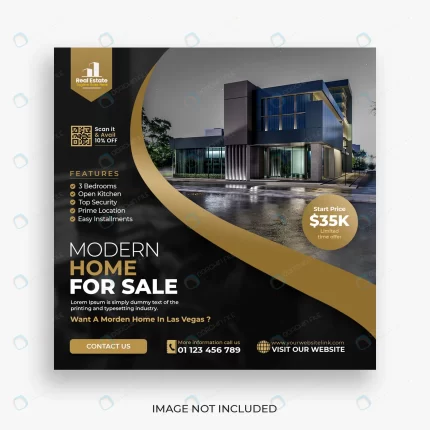 real estate house social media post square banner crc4c0f383f size20.2mb 1 - title:graphic home - اورچین فایل - format: - sku: - keywords: p_id:353984