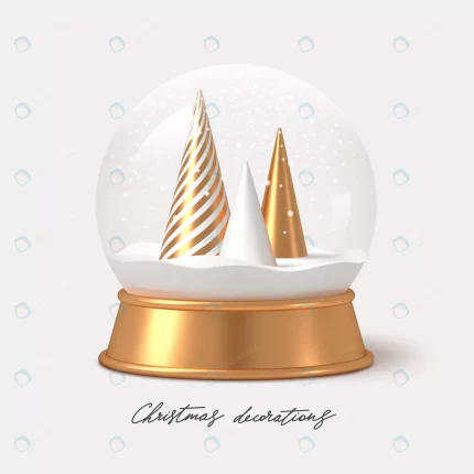 realistic 3d render snowglobe with abstract golde crc3e485b20 size2.17mb - title:graphic home - اورچین فایل - format: - sku: - keywords: p_id:353984
