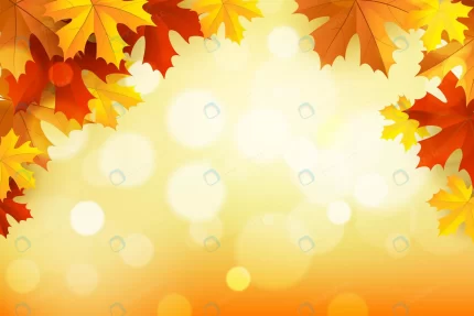 realistic autumn background with leaves rnd227 frp15855860 - title:graphic home - اورچین فایل - format: - sku: - keywords: p_id:353984