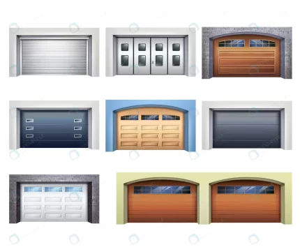 realistic garage doors set crc5c97275f size7.07mb - title:graphic home - اورچین فایل - format: - sku: - keywords: p_id:353984