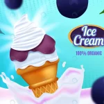realistic ice cream ad wallpaper crc63a20918 size7.25mb - title:Home - اورچین فایل - format: - sku: - keywords:وکتور,موکاپ,افکت متنی,پروژه افترافکت p_id:63922
