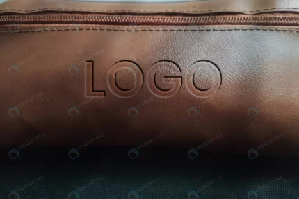 realistic logo mockup with 3d rendering leather t crce5194226 size24.65mb - title:graphic home - اورچین فایل - format: - sku: - keywords: p_id:353984