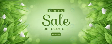 realistic spring sale horizontal banner crcfbf15b89 size21.70mb - title:graphic home - اورچین فایل - format: - sku: - keywords: p_id:353984