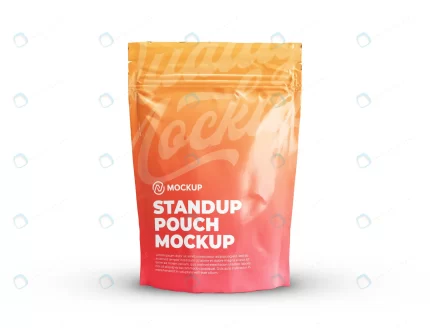 realistic standup zipper pouch bag mockup front vi rnd303 frp16732287 - title:graphic home - اورچین فایل - format: - sku: - keywords: p_id:353984
